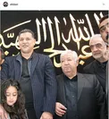 عکس/علی دایی و دخترش در مراسم عزاداری اربعین