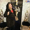لباس و حجاب عجیب و غریب بهاره رهنما در یک تبلیغ+عکس