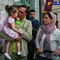 حسن فتحى دركنار ترانه عليدوستى و دخترش+عکس