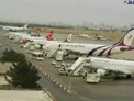 ترافیک شديد پروازی فرودگاه مشهد+عكس