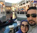 تیپ متفاوت خانم بازیگر و همسرش در لاس وگاس+عکس
