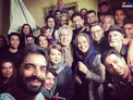 محمد علیزاده مهمان پشت صحنه سریال دل/عکس