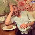 کیک تولد ساده بازیگر معروف سوژه شد/عکس