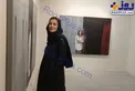 تیپ سارا بهرامی در نمایشگاه نقاشی + عکس