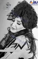 پوشش و میکاپ عجیب خانم بازیگر در عکسی آتلیه ای
