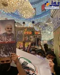 تصاویر حاج قاسم و ابو مهدى در حرم امام حسین (ع)