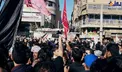 خودروی حامل پیکر سپهبد حاج قاسم سلیمانی در میان انبوه مردم اهواز
