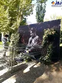 تصویری جدید از مزار استاد شجریان در طوس