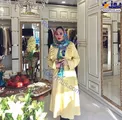 تیپ خانم بازیگر در یک مزون لباس شیک+عکس