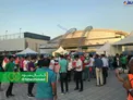 عکس/ تجمع پر شور ایرانیان در محوطه ورزشگاه آل مکتوم
