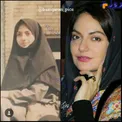 عکس بامزه و لو رفته از دوران دانش آموزی خانم بازیگر