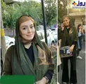 تیپ جدید و متفاوت سحر قریشی در خیابان ها+عکس
