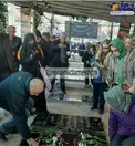 عکس/ میهمانان روس بر سر مزار حاج قاسم سلیمانی