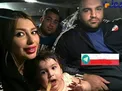 سلفی دیده نشده قوی ترین مرد جهان در کنار دختر و همسرش