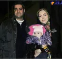مجری جنجالی و همسر و دخترش در جشنواره فیلم فجر + عکس