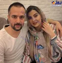 احمد مهرانفر به همراه همسرش در شب تولدش+عکس