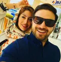 تصویری از خواننده معروف در کنار همسر جدیدش
