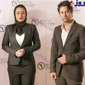 لباس عجیب خانم بازیگر در کنار هنرپیشه معروف+ عکس