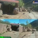 ریزش کوه آتشان شهرستان فیروزکوه + عکس