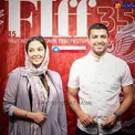 جدیدترین عکس آقای بازیگر و همسرش که به تازگی ازدواج کرده اند