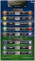 برنامه هفته ی نهم بازی های لیگ برتر جام خلیج فارس