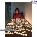 عکس فوق رمانتیک خانم بازیگر در خانه
