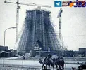 عکس/ برج میدان آزادی تهران در حال ساخت
