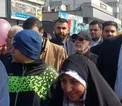 عکس/ حضور حاج اسماعیل قاآنی در راهپیمایی ۲۲ بهمن