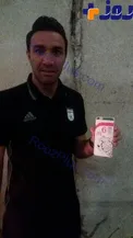 هدیه خاص نکونام به تیم ملی+عکس