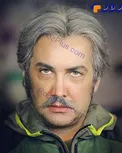 گريم حسام نواب صفوى در شصت سالگى +عکس