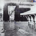تصویر باورنکردنی از سیل در کعبه