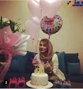 بازیگر زن ایرانی در جشن تولدش + عکس