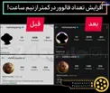 افزایش عجیب فالوور ریحانه پارسا و همسرش بعد از خبر جنجالی +عکس