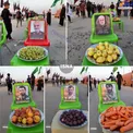 تصویر شهید سردار سلیمانی در مسیر راهپمایی اربعین