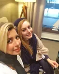 عکس / سحر قریشی در کنار مربی بدنسازی اش