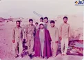 تصویری از مرحوم راستگو در کنار شهید حاج قاسم
