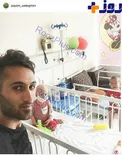 پیام صادقیان در کنار کودکان سرطانی+عکس