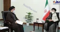دیدار دبیر شورای عالی انقلاب فرهنگی با رئیسی + عکس