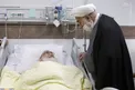 عیادت رئیس دفتر مقام معظم رهبری از آیت‌الله نوری همدانی/عکس