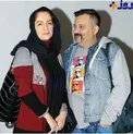 تیپ دیده نشده نویسنده معروف در کنار همسر بازیگرش + عکس
