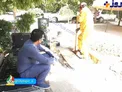 بیرانوند در انتظار خاکسپاری رفیق دیرینه/عکس