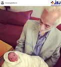 عکس/ گوینده خبر پدر شد!