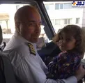 قالیباف و نوه اش در حال خلبانی پرواز تهران_ مشهد +عکس