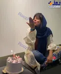 عکس/ سپاسگزاری به سبک سیما تیرانداز در روز تولدش!