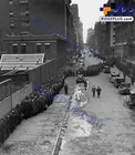 صف مردم آمریکا برای گرفتن غذا در رکود بزرگ! +عکس