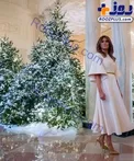 لباس كريسمس ملانيا ترامپ سوژه فضای مجازی شد +عكس