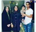 بازیکن مشهور پرسپولیس در کنار همسر و پسرش+عکس