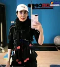 لباس های عجیب و غریب خانم بازیگر در باشگاه بدنسازی+عکس