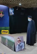 حضور شبانه رئیسی در کنار پیکر نادر طالب‌زاده/ عکس