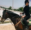 ترلان پروانه در باشگاه سوارکاری+عکس